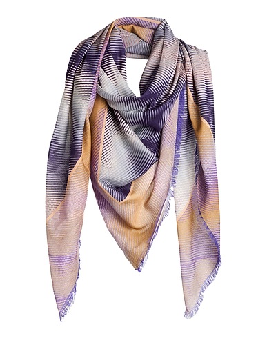 MISSONI Sciarpe e foulard Viola 78% Cotone, 22% Seta