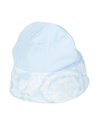 VERSACE YOUNG Cappello Celeste 91% Cotone, 9% Elastan