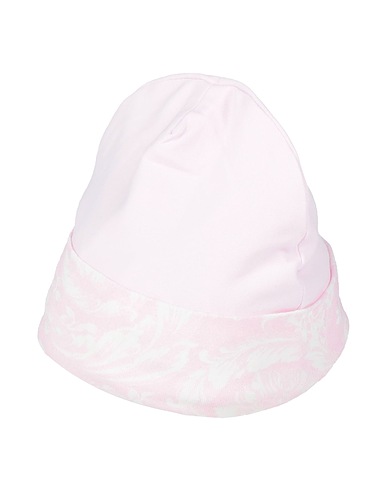 VERSACE YOUNG Hat Light pink 91% Cotton, 9% Elastane