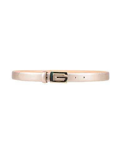 GUESS Cintura Regular Platino 100% Poliuretano