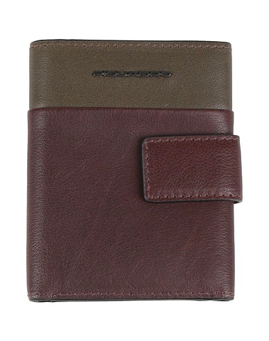 PIQUADRO Wallet Dark brown Cow leather