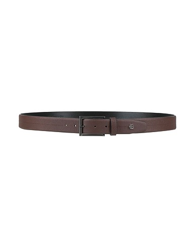 PIQUADRO Cintura in pelle Marrone Pelle, Poliammide, PES, Metallo, EVA (Etilene - Vinil - Acetato)