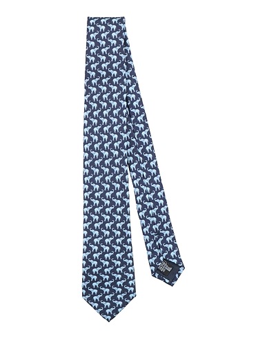GIORGIO ARMANI Ties and bow ties Navy 100% Silk