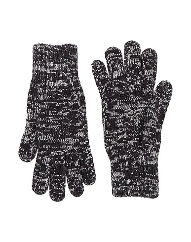MARELLA SPORT Gloves Black 90% Acrylic, 10% Virgin Wool