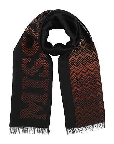 MISSONI Sciarpe e foulard Nero 35% Lana, 35% Acrilico, 16% Poliestere, 14% Modal