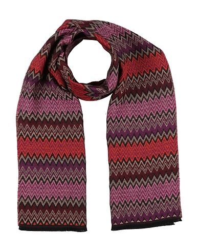 MISSONI Scarves and foulards Burgundy 50% Wool, 50% Acrylic