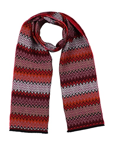 MISSONI Scarves and foulards Red 50% Wool, 50% Acrylic