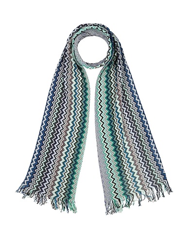 MISSONI Scarves and foulards Turquoise 100% Cotton