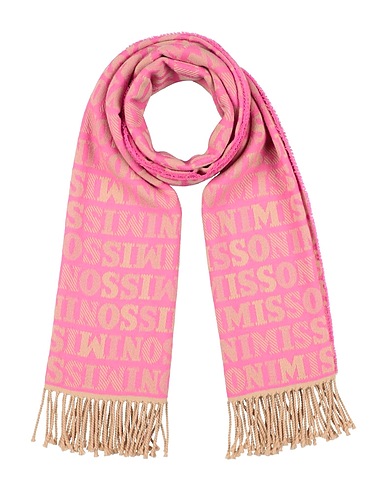 MISSONI Scarves and foulards Pink 50% Wool, 50% Acrylic