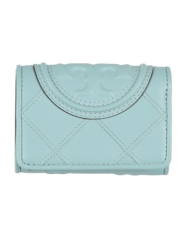 TORY BURCH Portafoglio Celeste Pelle
