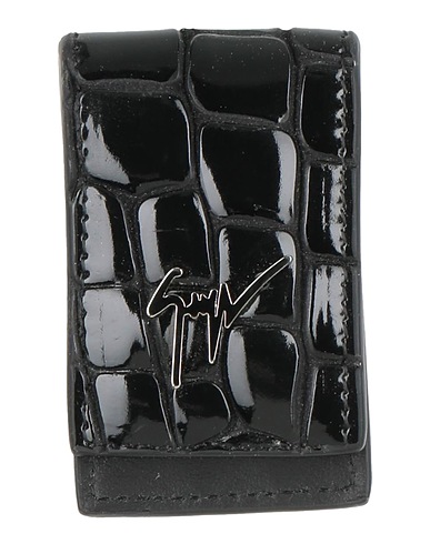 GIUSEPPE ZANOTTI Wallet Black Leather