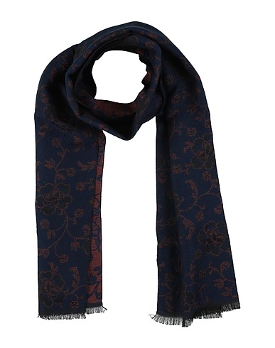 MANUEL RITZ Scarves and foulards Midnight blue 35% Mohair wool, 35% Acrylic, 20% Cotton, 10% Polyester