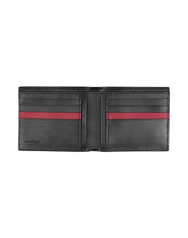 FERRAGAMO Wallet Charcoal Leather