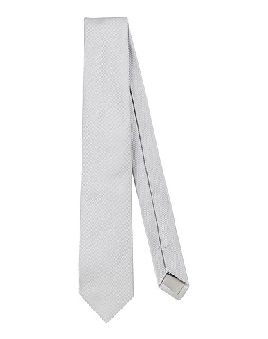 GIORGIO ARMANI Ties and bow ties Light grey 100% Silk