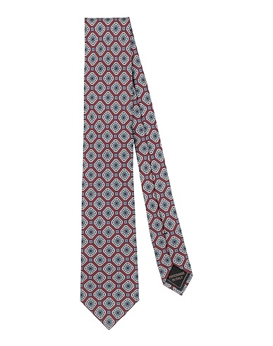 BRIONI Ties and bow ties Chocolate brown 100% Silk