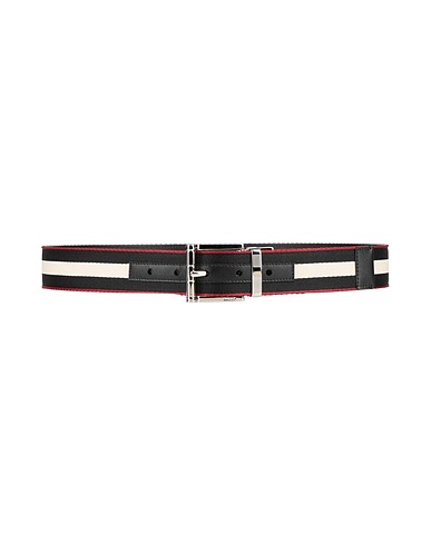 BALLY Fabric belt Black Textile fibres