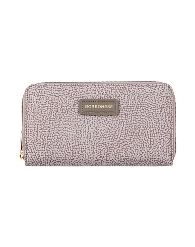 BORBONESE Wallet Light grey 100% Polyester