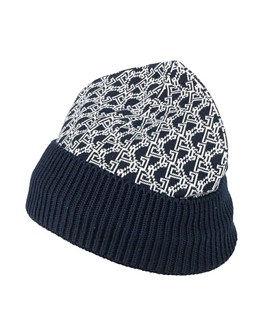 GIORGIO ARMANI Hat Midnight blue 100% Organic cotton