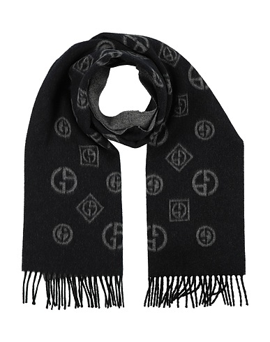 GIORGIO ARMANI Scarves and foulards Grey 100% Cashmere