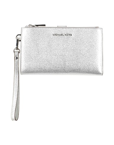 MICHAEL MICHAEL KORS Wallet Silver Leather