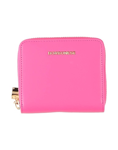 BORBONESE Wallet MAGENTA 100% Leather