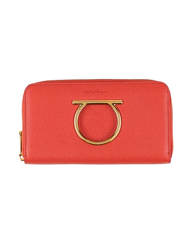 FERRAGAMO Wallet Rust Leather