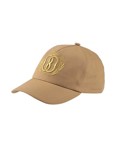 BALLY Hat Camel 100% Cotton, Metal
