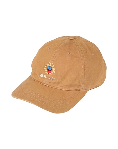 BALLY Hat Camel 100% Cotton