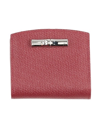 LONGCHAMP Wallet Burgundy Leather