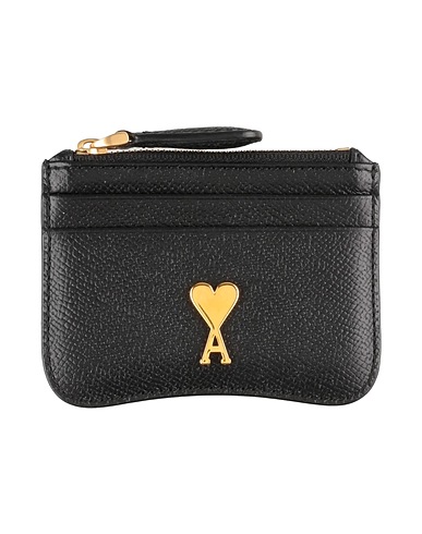 AMI ALEXANDRE MATTIUSSI Small Leather Goods Black Leather
