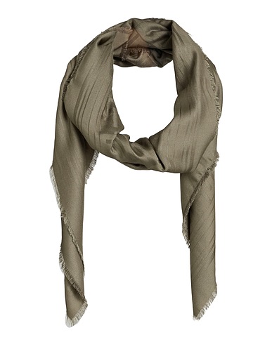 BALMAIN Scarves and foulards Khaki 95% Viscose, 5% Silk