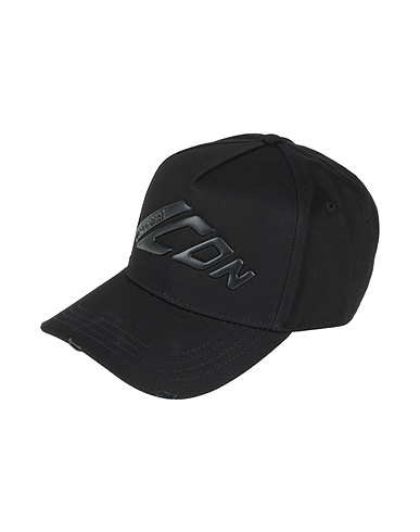 DSQUARED2 Hat ICON Black 100% Cotton