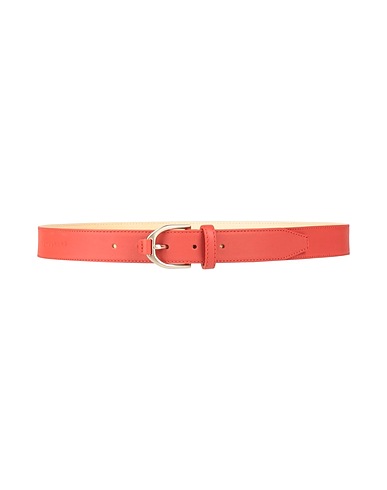 LONGCHAMP Regular belt Brick red Calfskin