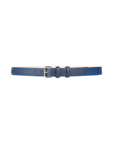 LONGCHAMP Regular belt Blue Cowhide