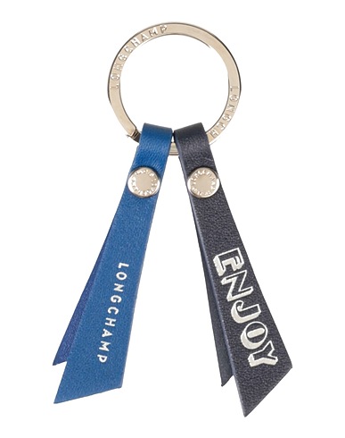 LONGCHAMP Schlüsselanhänger Blau Leder