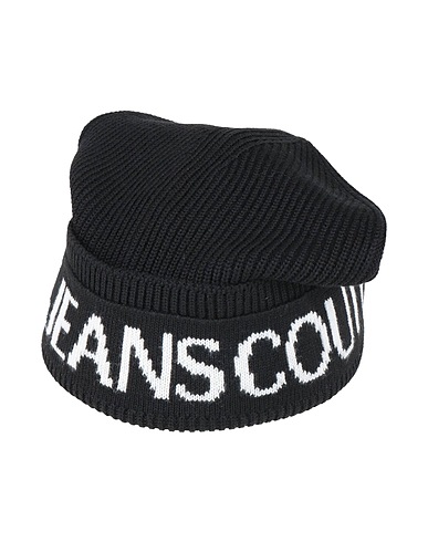 VERSACE JEANS COUTURE Mützen & Hüte Schwarz 50% Acryl, 50% Wolle