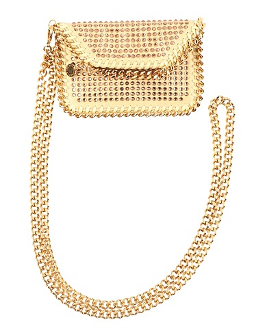STELLA McCARTNEY Wallet Yellow Textile fibres