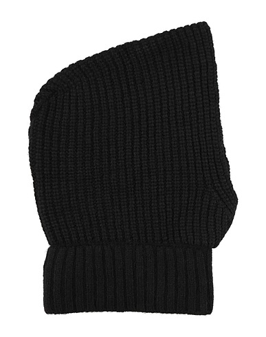 SAINT LAURENT Hat Black 56% Alpaca wool, 34% Polyamide, 10% Wool, Calfskin