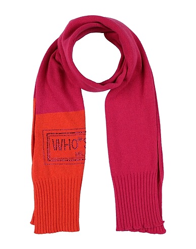 WHO*S WHO Scarves and foulards Fuchsia 40% Merino Wool, 30% Viscose, 20% Polyamide, 10% Cashmere