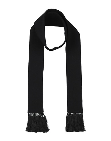 DOLCE&GABBANA Scarves and foulards Black 97% Virgin Wool, 2% Polyamide, 1% Elastane
