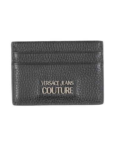 VERSACE JEANS COUTURE Small Leather Goods Black Leather