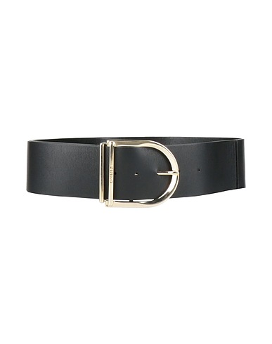 PINKO High-waist belt Black Leather