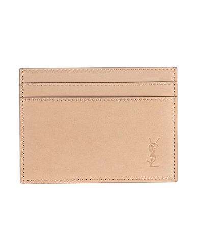 SAINT LAURENT Small Leather Goods Beige Leather