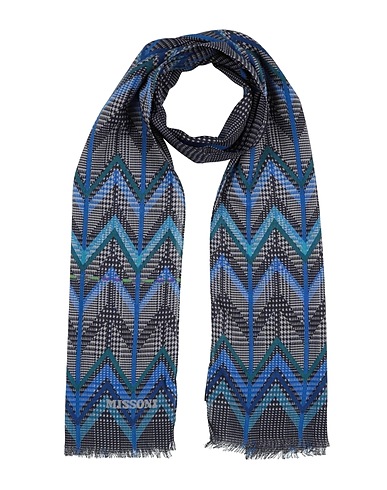 MISSONI Scarves and foulards Blue 70% Wool, 30% Silk