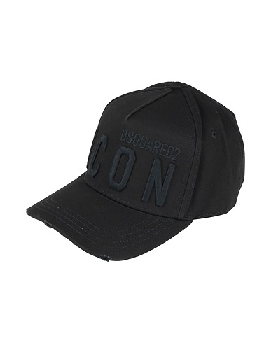 DSQUARED2 Hat ICON Black 100% Cotton