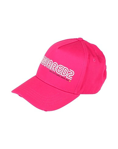 DSQUARED2 Hat Fuchsia 100% Cotton