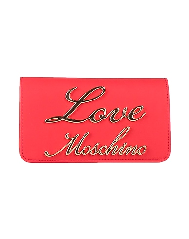 LOVE MOSCHINO Handbag Red Synthetic fibers