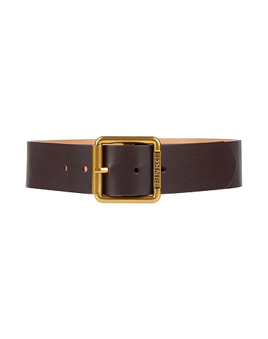 PINKO UP Belt Dark brown Textile fibers