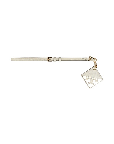 TORY BURCH Thin belt Ivory Textile fibres