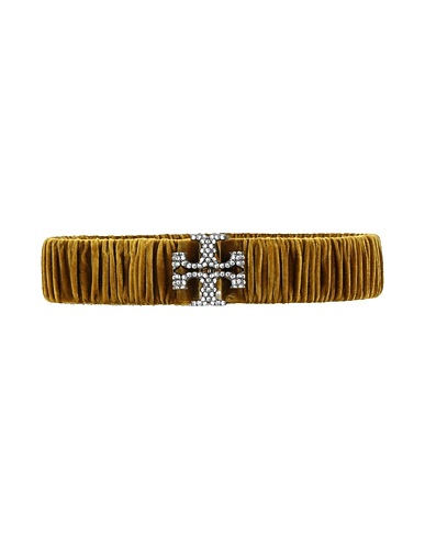 TORY BURCH レギュラー幅ベルト ダークグリーン 紡績繊維